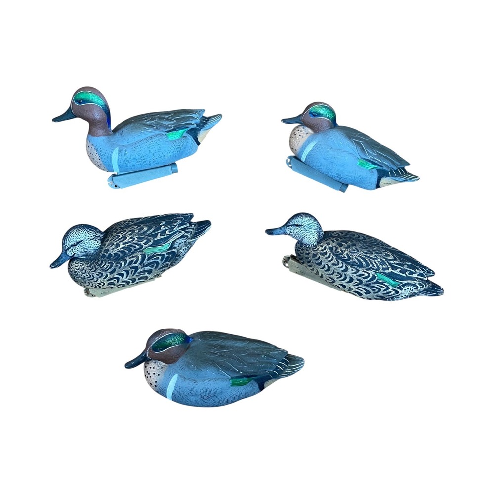 Greenhead Gear Pro-Grade Series‎ RGWTD Teal Drake Duck Decoys - Lot of 5